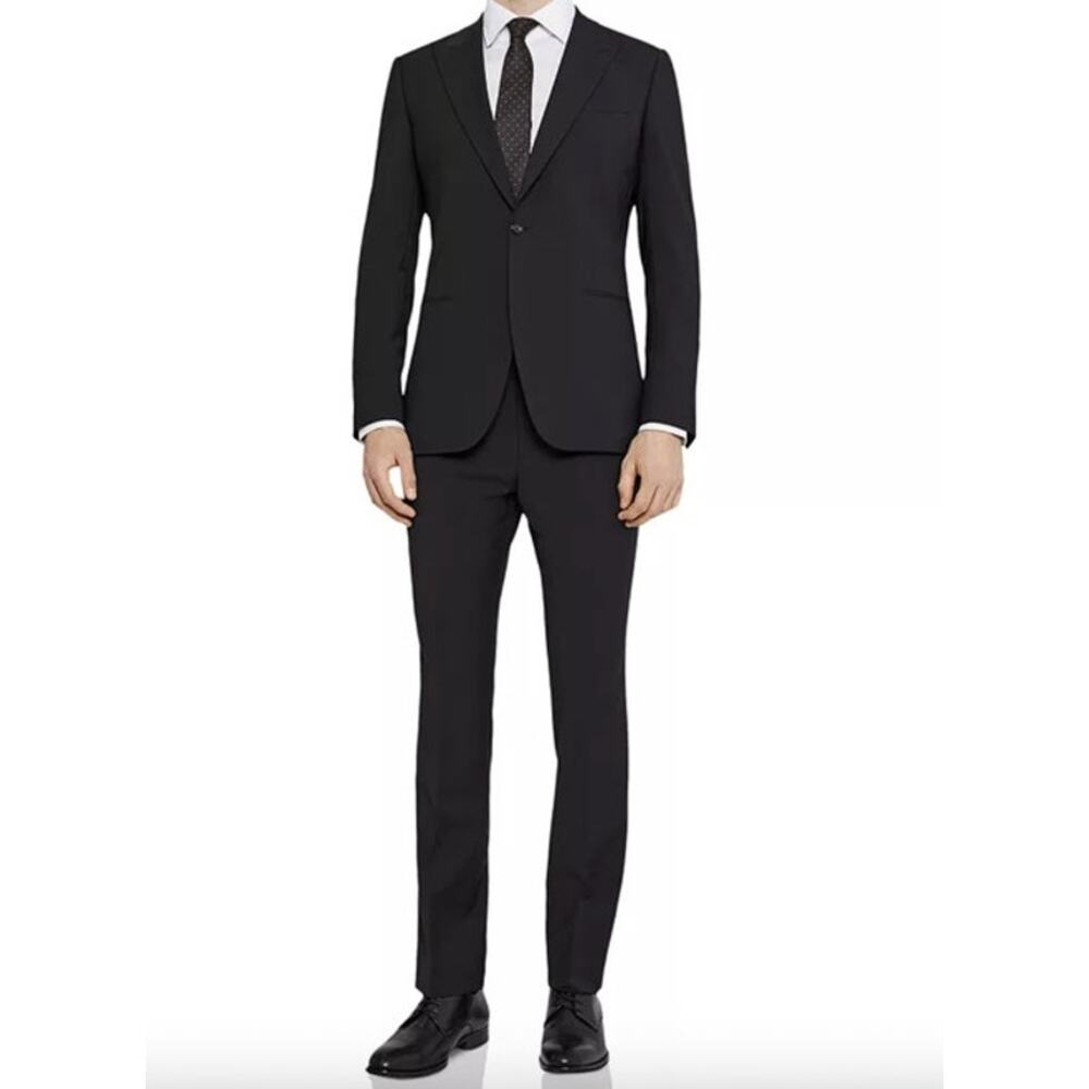 REISS Belief Trouser Pant Size 36 Classic Black Suit Pants NEW $200